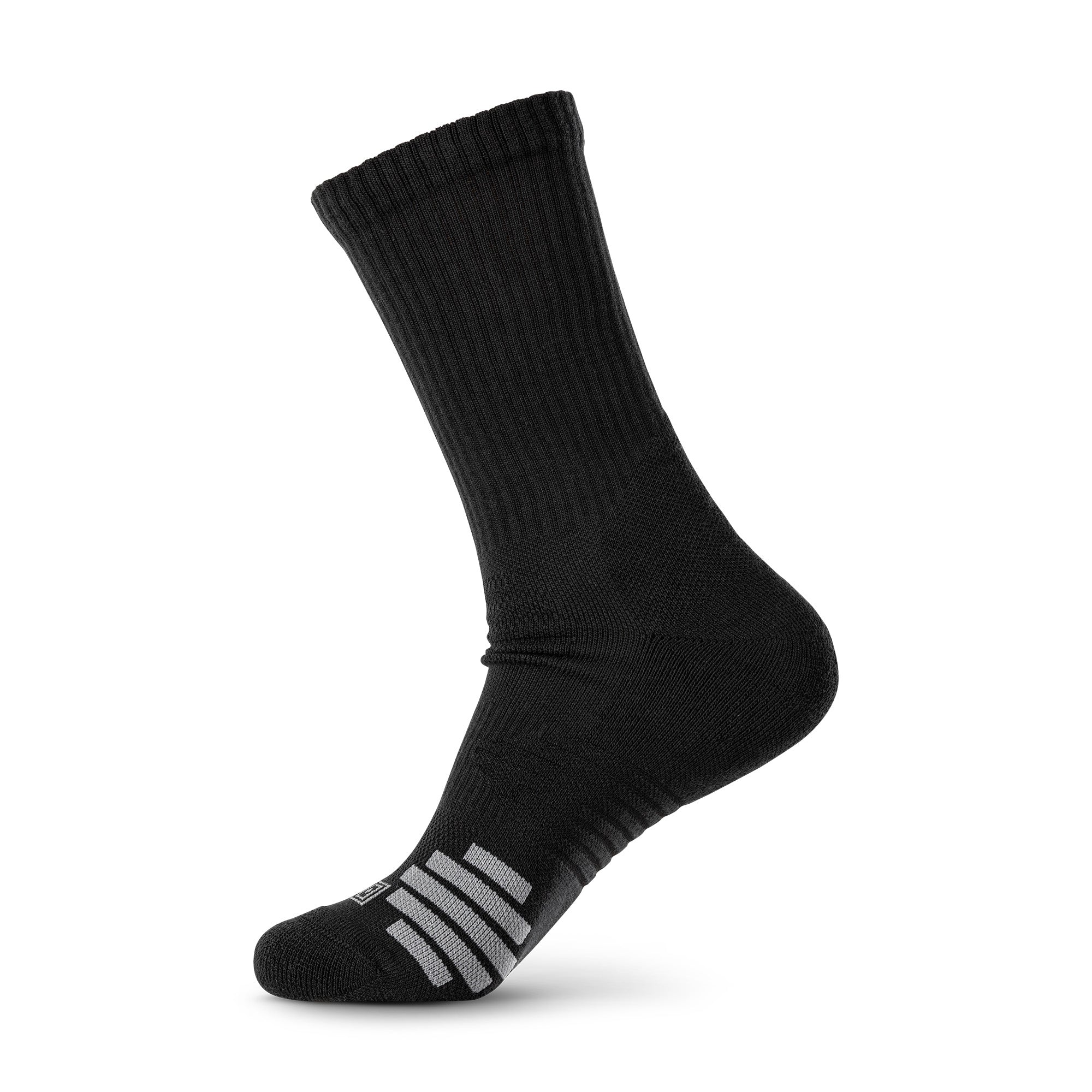 10044 DUTY READY PLUS CREW SOCKS (3-PACK) - Black (019)
