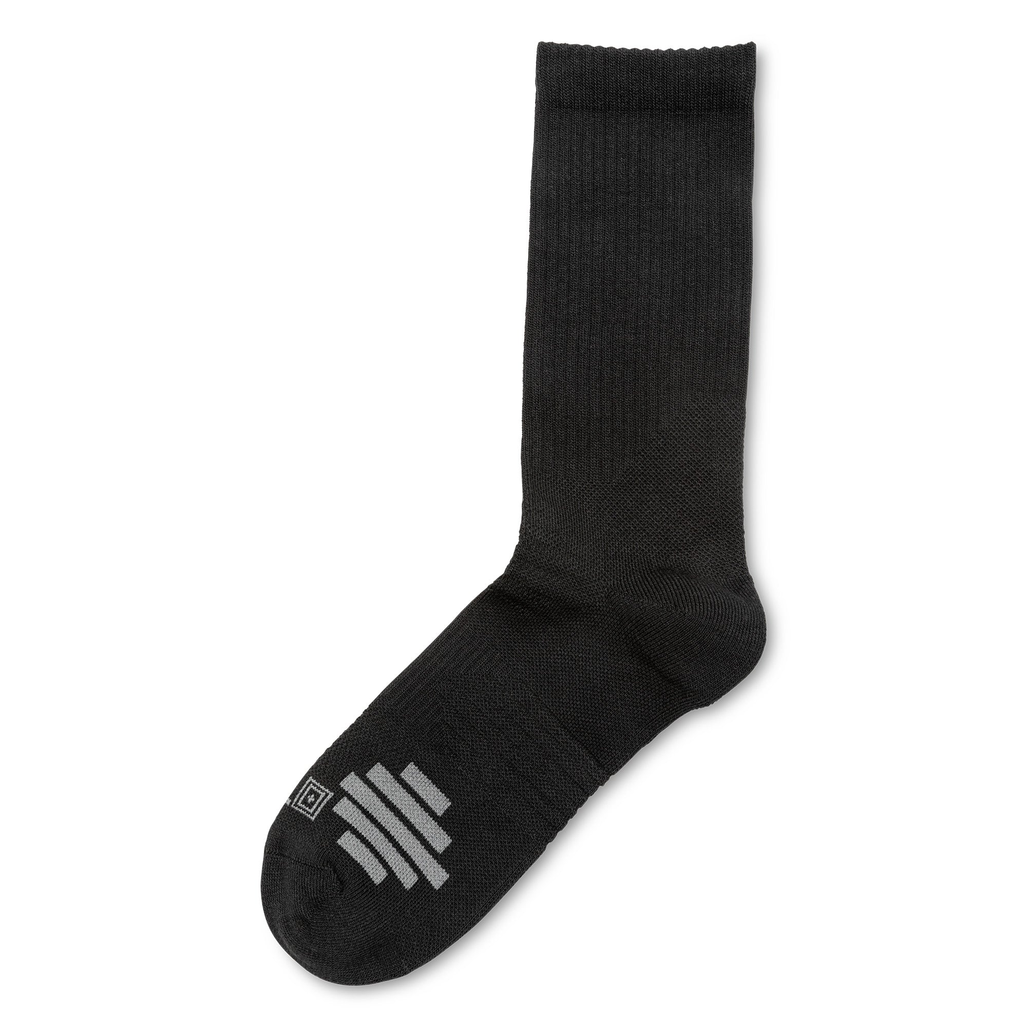 10044 DUTY READY PLUS CREW SOCKS (3-PACK) - Black (019)
