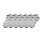 10047 PT-R BASIC ANKLE SOCKS (6-PACK) - Heather Grey (016)
