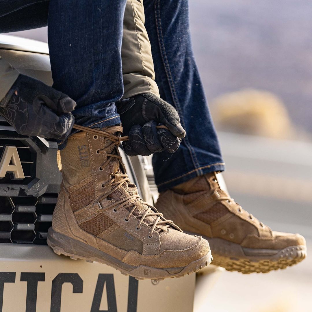 5.11® A/T 8" NON ZIPPER BOOTS - Dark Coyote (106)