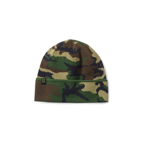 WOODLAND CAMO BEANIE
