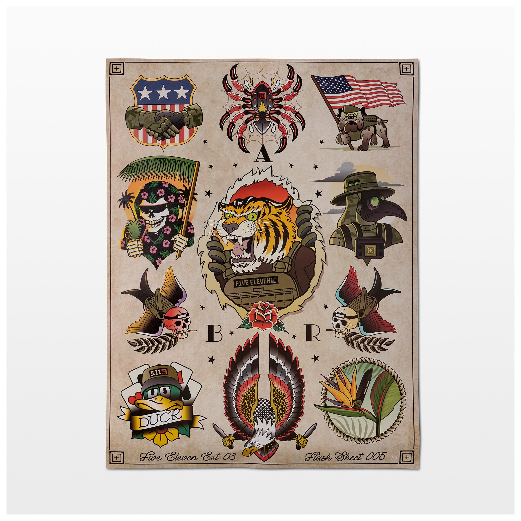 92561AIU FLASH SHEET POSTER – 5.11 Tactical Japan