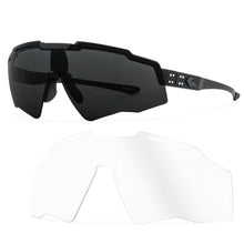 BLASTSHIELD B2 - BLACK W/ BLACK LOGO, SMOKE AND CLEAR LENS BUNDLE