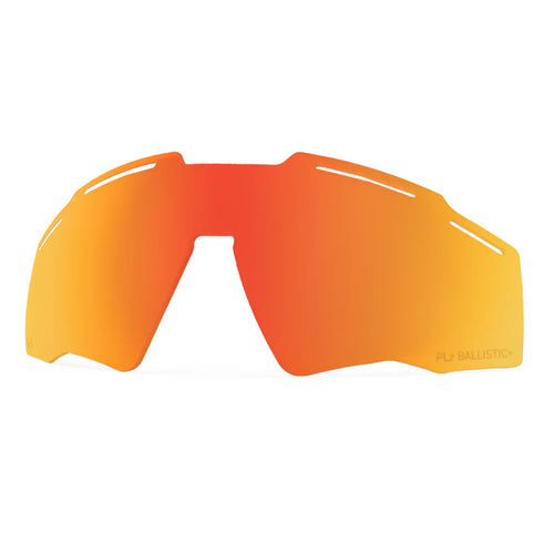 BLASTSHIELD B2 交換レンズ - SUNBURST MIRROR POLARIZED W/ ANTI-FOG ANSI Z87+ MILSPEC BALLISTIC