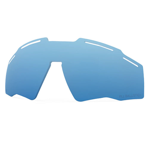 BLASTSHIELD B2 交換レンズ - BLUE MIRROR POLARIZED W/ ANTI-FOG ANSI Z87+ MILSPEC BALLISTIC