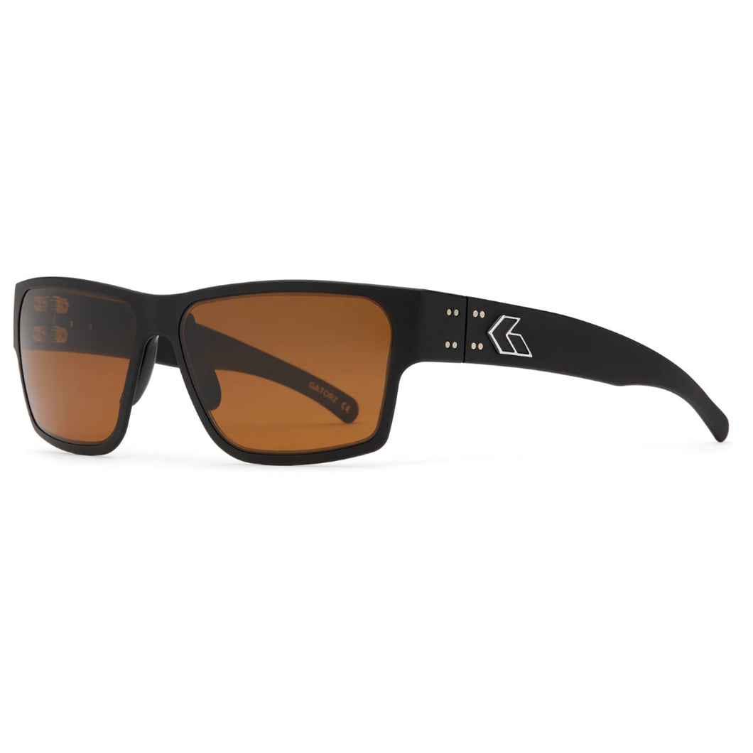 DELTA - BLACK/ SILVER LOGO / BROWN POLARIZED