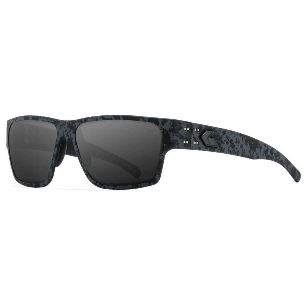 DELTA, Stealth Graffiti Camo w/Black Logo, Smoke Polarized