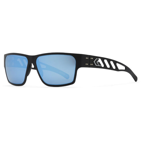 DELTA M4 - BLACK/ SILVER LOGO/ BLUE MIRROR POLARIZED