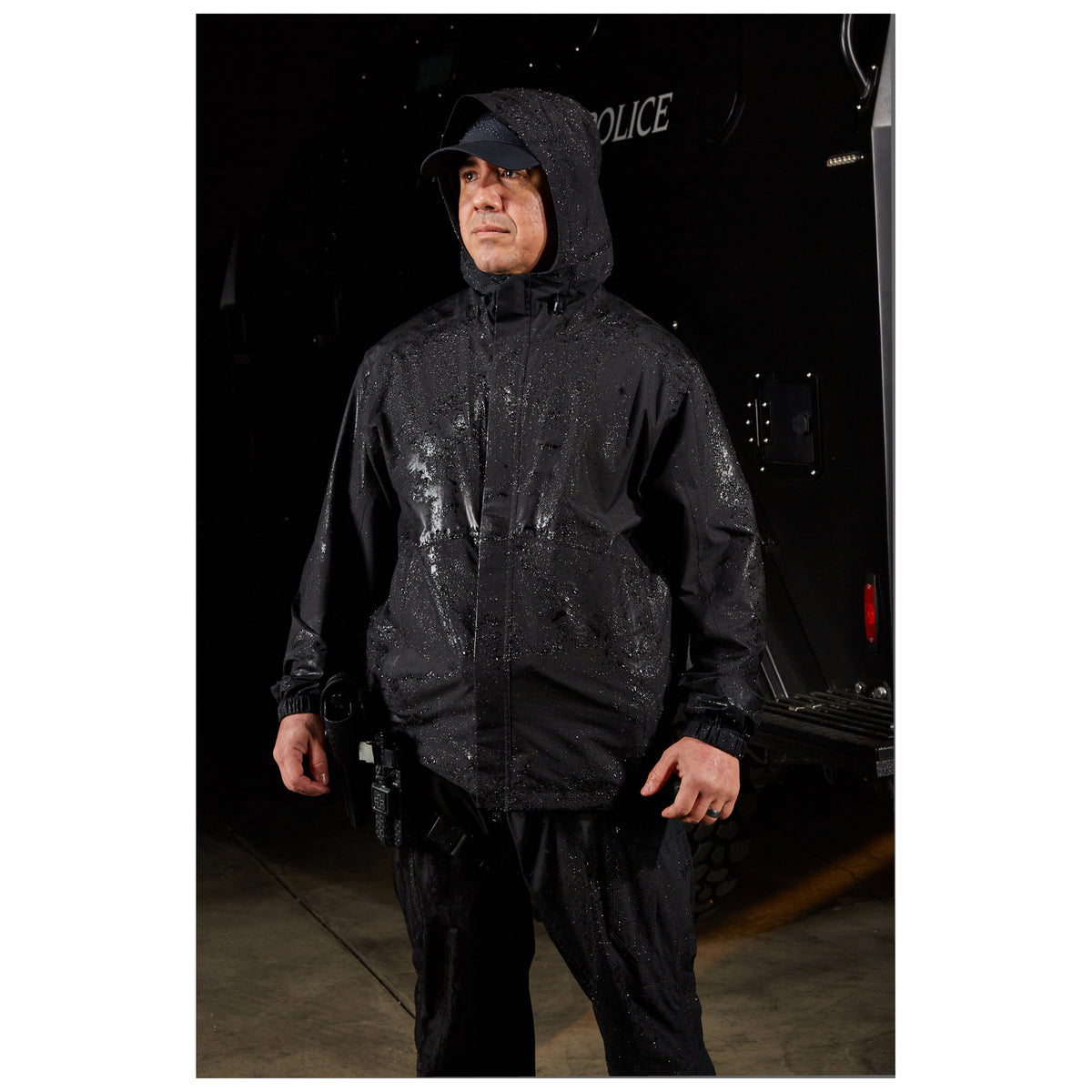 48353 DUTY RAIN SHELL - Black (019)