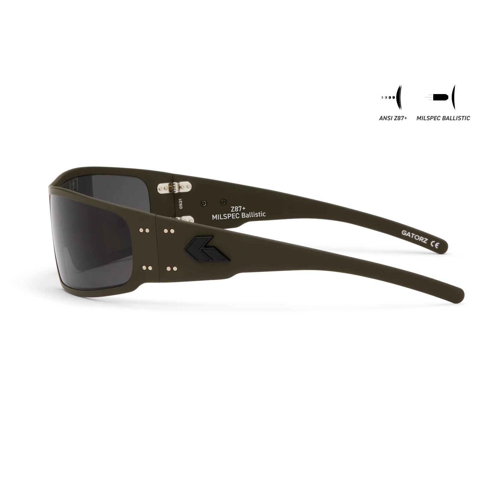 MAGNUM ASIAN FIT - CERAKOTE OD GREEN / SMOKE UV ANSIz87.1+/MILSPEC