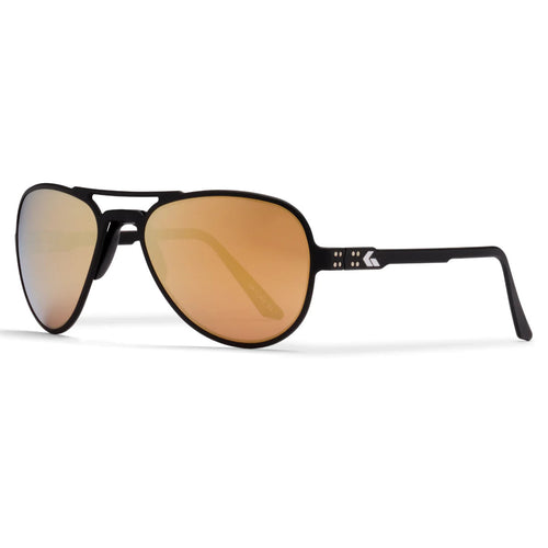 SKYHOOK - BLACK/ SILVER LOGO / GOLD MIRROR POLARIZED