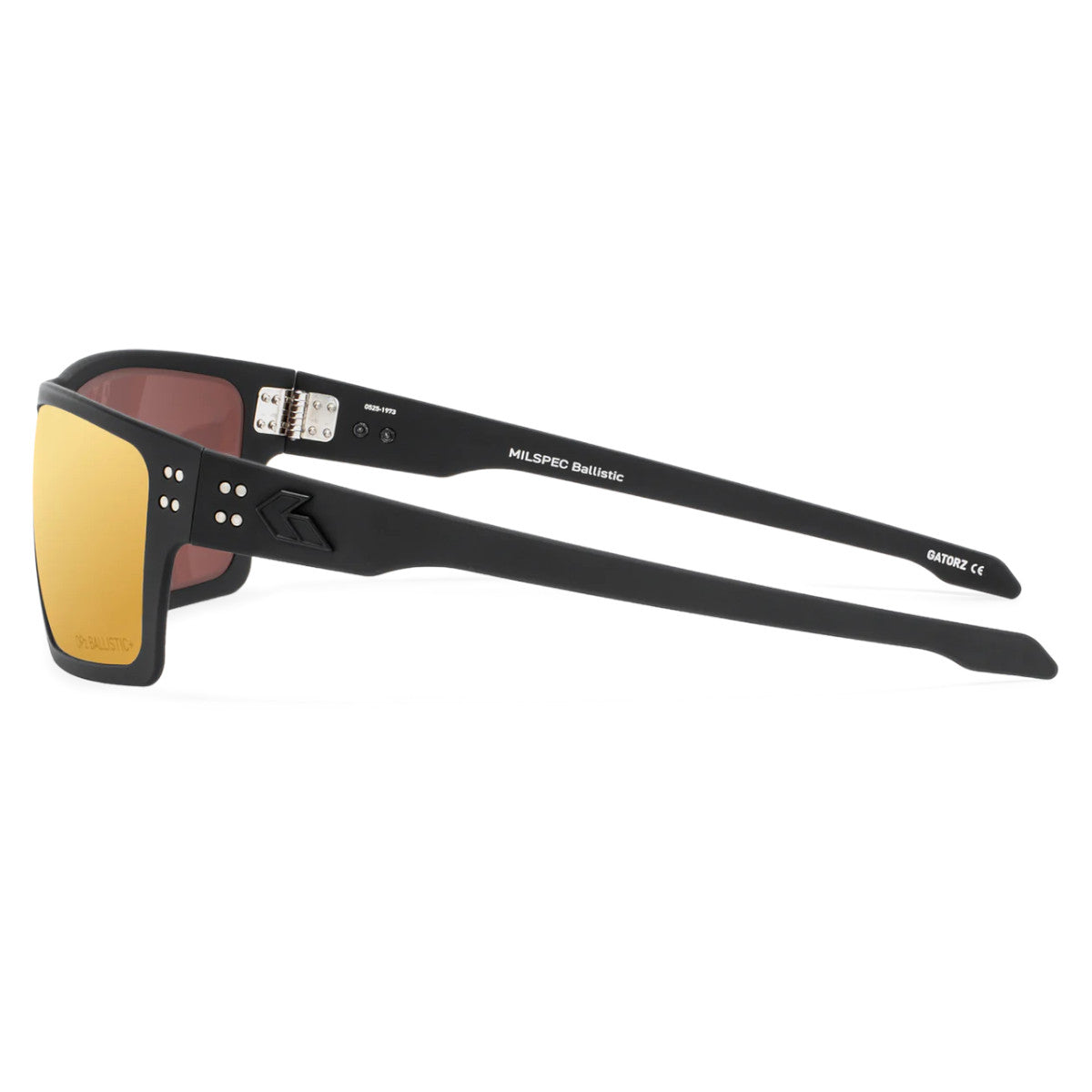 SENTIX - BLACK W/ BLACK LOGO, GOLD MIRROR OPz W/ ANTI-FOG MILSPEC