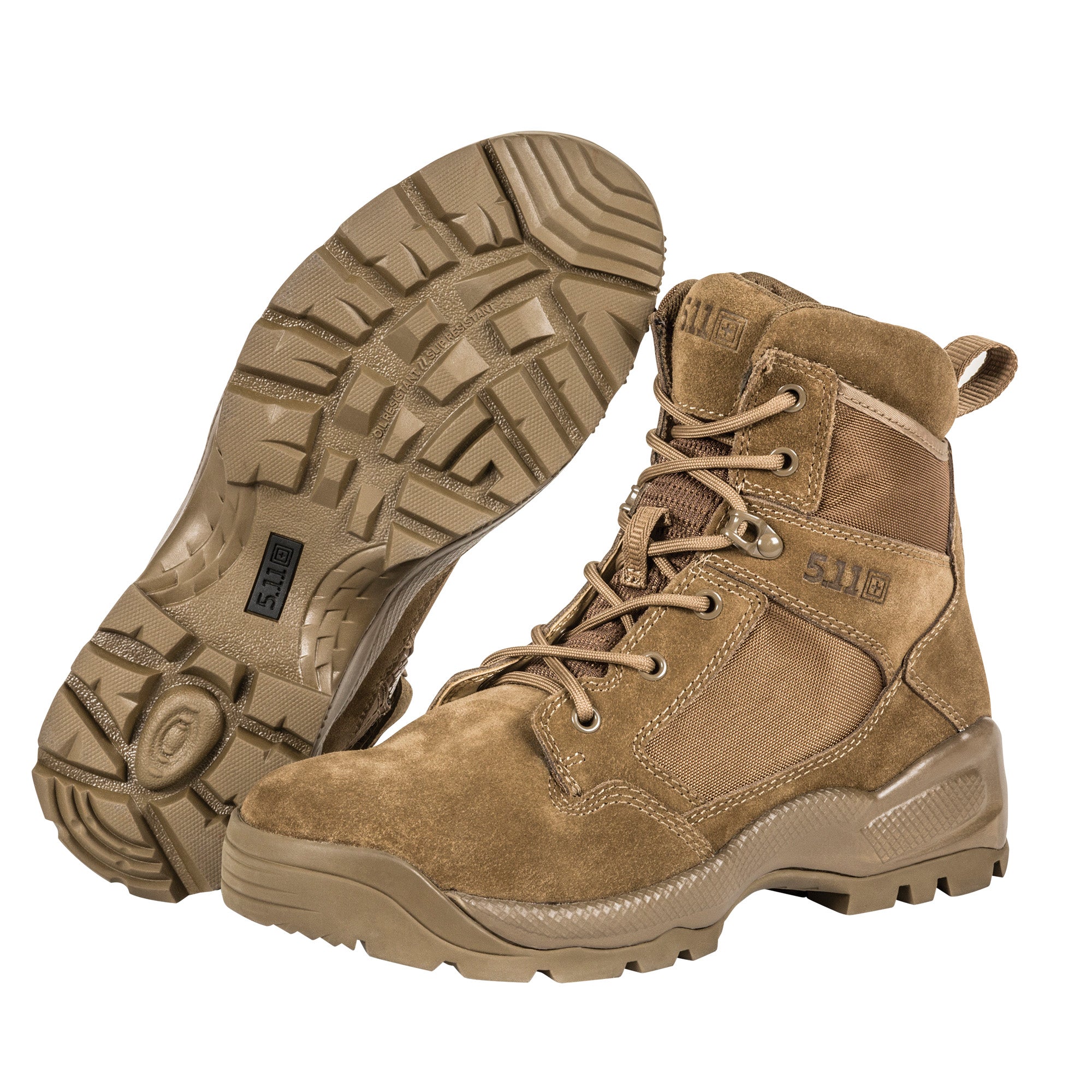 12395 ATAC 2.0 6" DESERT SIDE ZIPPER BOOT - Dark Coyote (106)