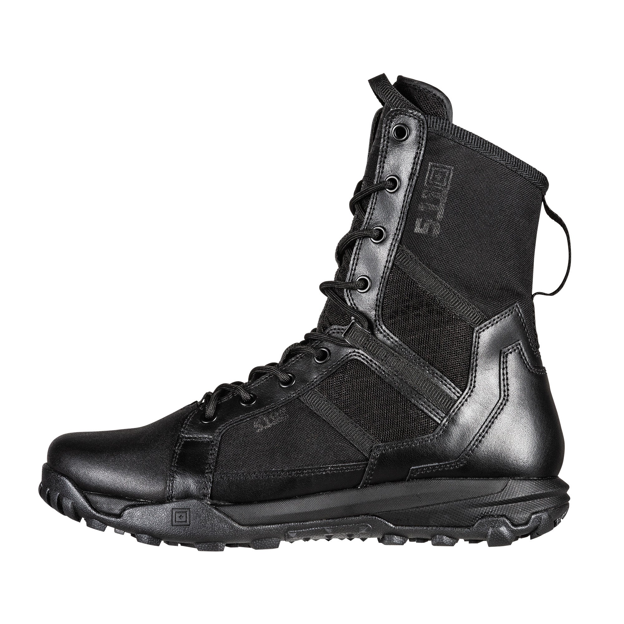 12431 5.11 A/T 8" SIDE ZIPPER BOOTS - Black (019)
