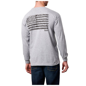 STICKS USA FLAG LONG SLEEVE TEE