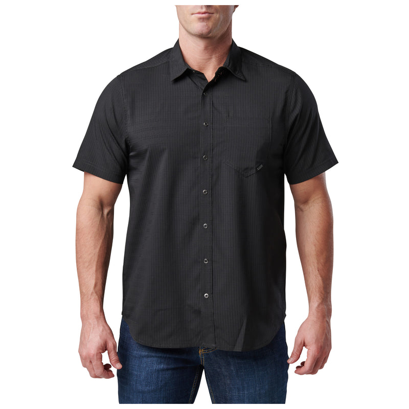 BRIEFING 黒シャツ メンズウェア 511 Stryke PDU Rapid Short Sleeve Shirt