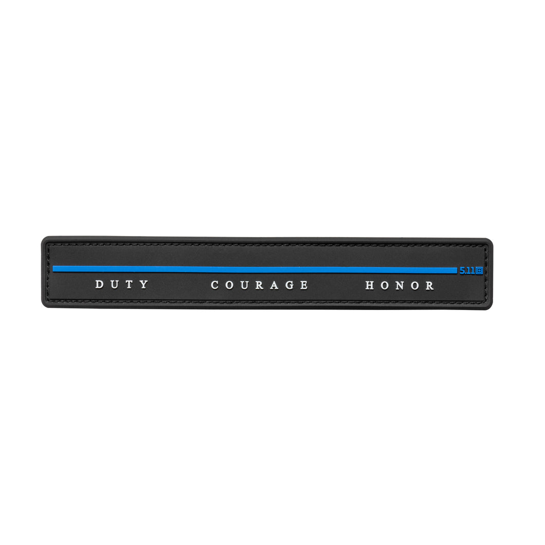 THIN BLUE NAME TAPE PATCH