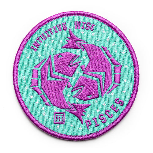 PISCES ZODIAC PATCH