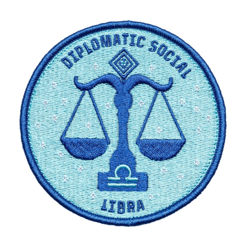 LIBRA ZODIAC PATCH