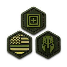 THIN GREEN LINE HEX PATCH